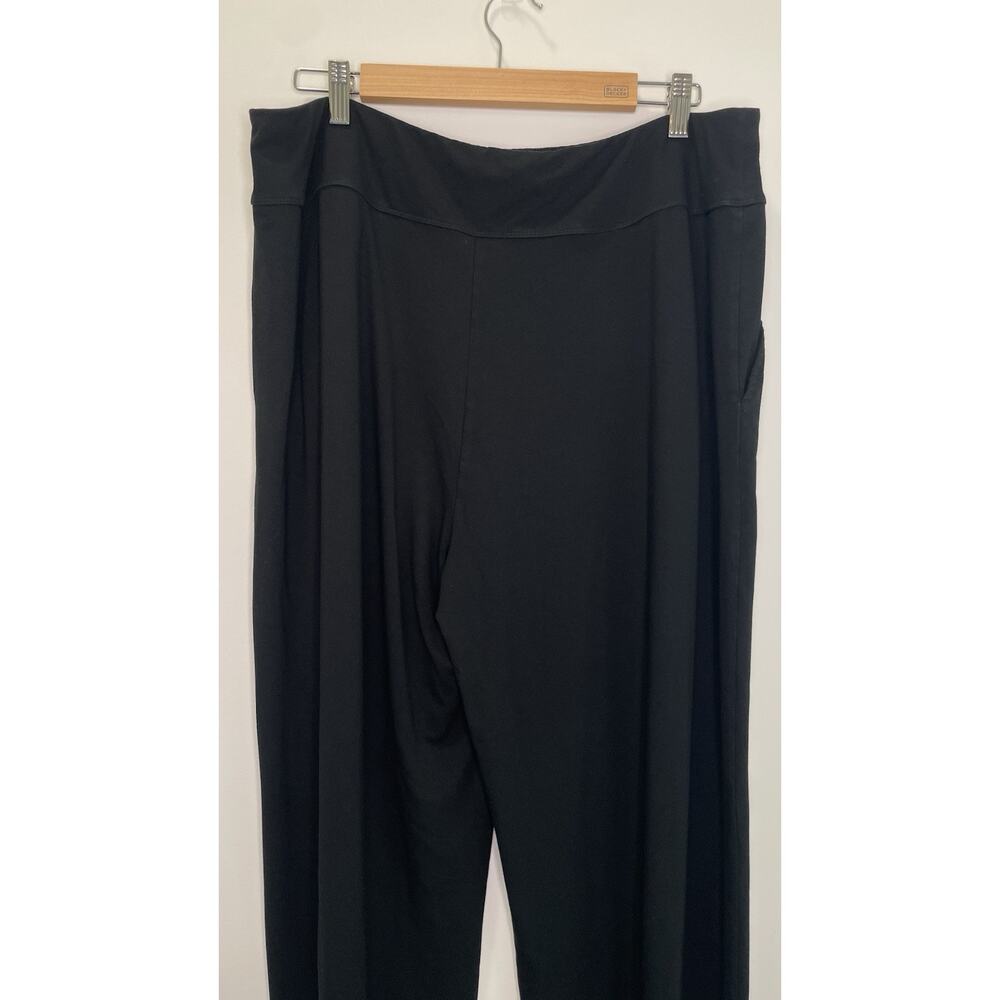 J Jill Seamed Full Leg Wide Pants Wearever Collection Capsule Pull On Black XL - Picture 11 of 11